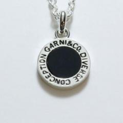 GARNI / ガルニ　Round Stone Pendant - L