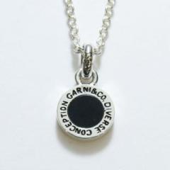 GARNI / ガルニ　Round Stone Pendant -  S