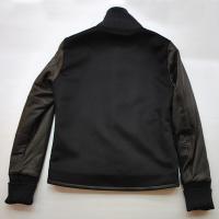 SLOWGUN / スロウガン<br/>カシミア大人のスタジャン(定番スタジャン・カシミアver)ブラック×ブラック
