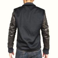 SLOWGUN / スロウガン<br/>カシミア大人のスタジャン(定番スタジャン・カシミアver)ブラック×ブラック
