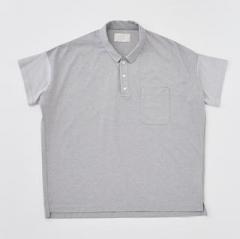 TROVE / トローブ　 PATTERNS WIDE POLO　(GREY)　